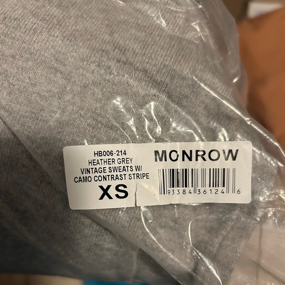 Monrow heather gray sweats - Picture 4 of 4